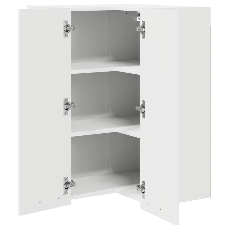vidaXL Hanging Cabinet White 57 x 57 x 80 cm Engineered Wood