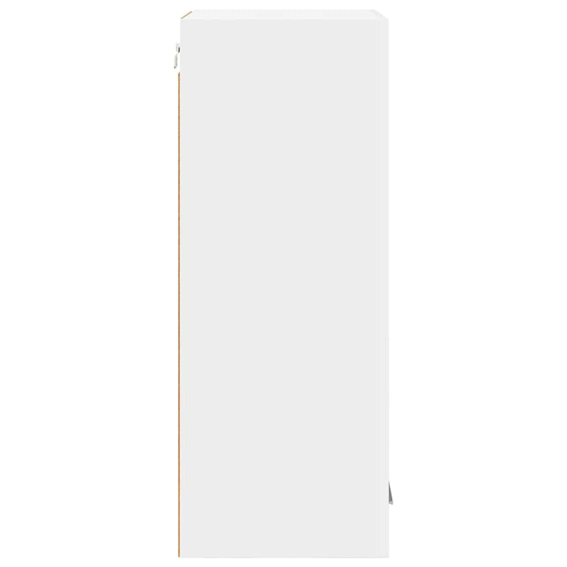 vidaXL Hanging Cabinet with Door White 40 x 31 x 80 cm Engineered Wood