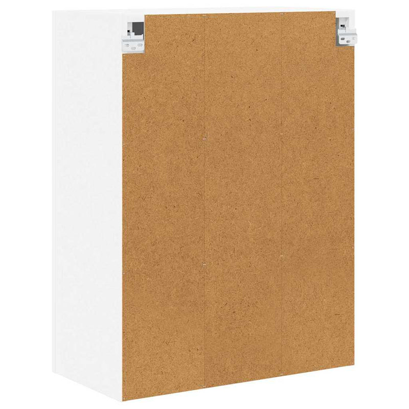vidaXL Hanging Cabinet with Door White 60 x 31 x 80 cm Engineered Wood