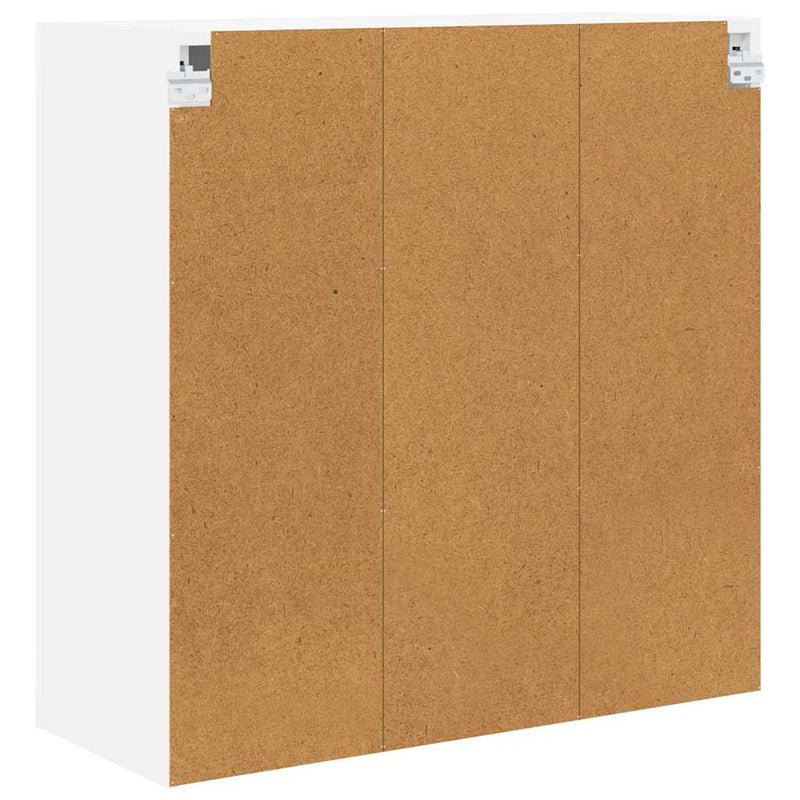 vidaXL Hanging Cabinet with Door White 80 x 31 x 80 cm Engineered Wood