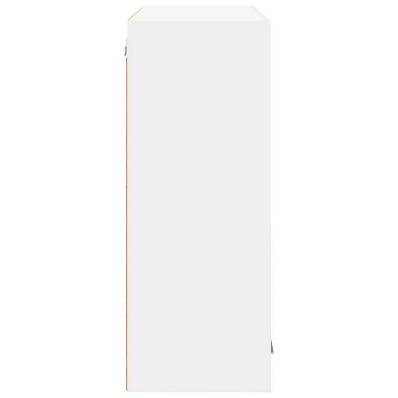 vidaXL Hanging Cabinet with Door White 80 x 31 x 80 cm Engineered Wood