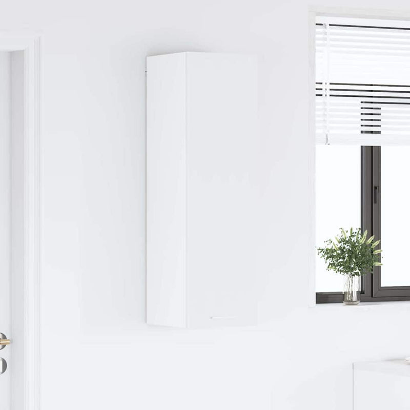 vidaXL Hanging Cabinet White 30 x 31 x 100 cm Engineered Wood