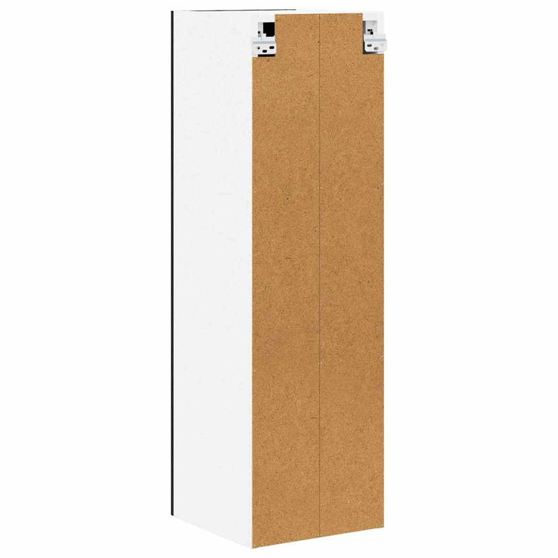 vidaXL Hanging Cabinet Black Oak 30 x 31 x 100 cm Engineered Wood