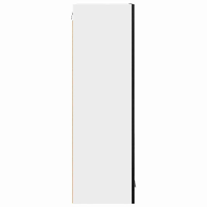 vidaXL Hanging Cabinet Black Oak 40 x 31 x 100 cm Engineered Wood