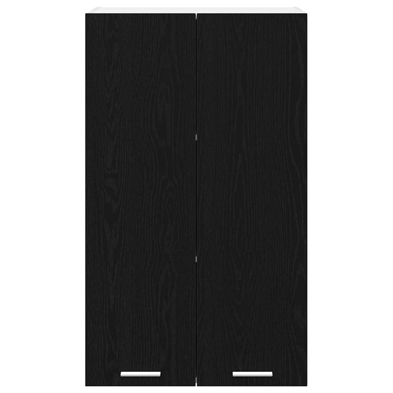 vidaXL Hanging Cabinet Black Oak 60 x 31 x 100 cm Engineered Wood