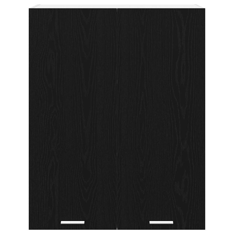 vidaXL Hanging Cabinet Black Oak 80 x 31 x 100 cm Engineered Wood