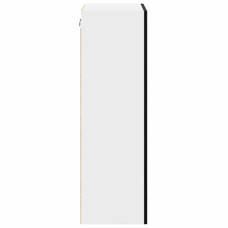 vidaXL Hanging Cabinet Black Oak 40 x 31 x 100 cm Engineered Wood