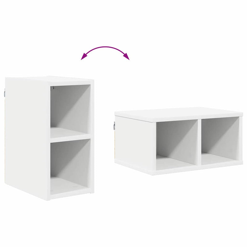 vidaXL Hanging Cabinet White 20 x 29,5 x 40 cm Engineered Wood