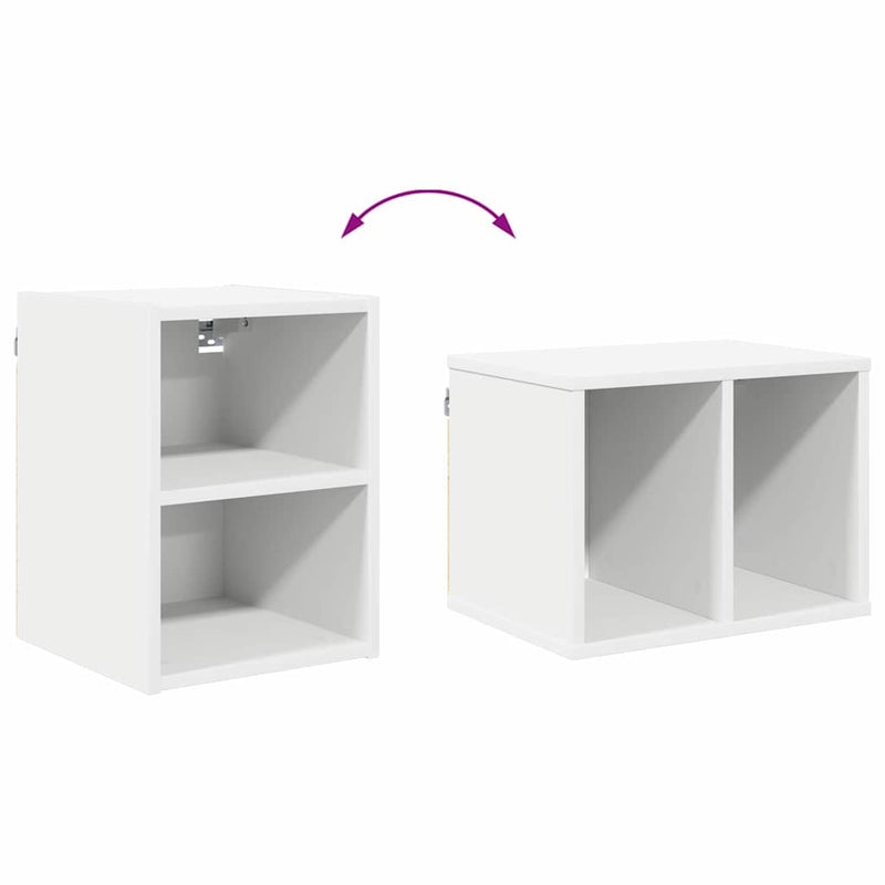 vidaXL Hanging Cabinet White 30 x 29,5 x 40 cm Engineered Wood