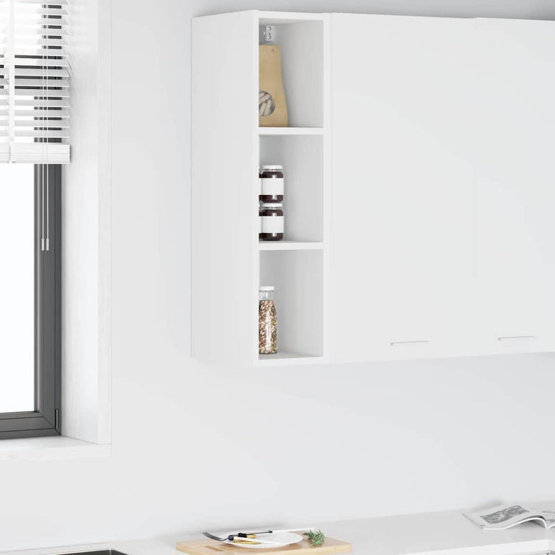 vidaXL Hanging Cabinet White 20 x 29,5 x 80 cm Engineered Wood