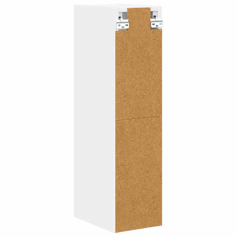 vidaXL Hanging Cabinet White 20 x 29,5 x 80 cm Engineered Wood