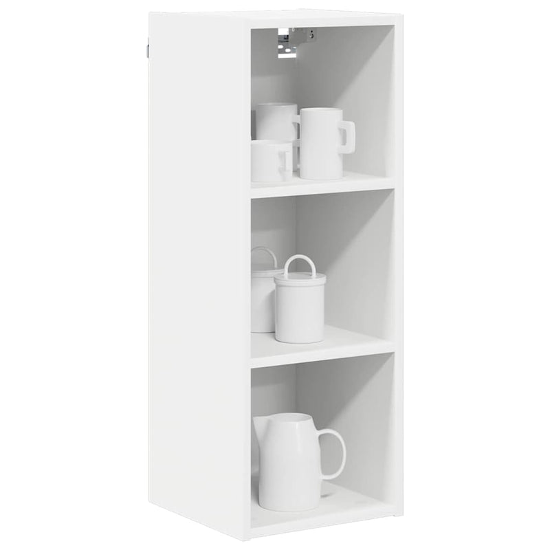 vidaXL Hanging Cabinet Riga White 30 x 29,5 x 80 cm Engineered Wood