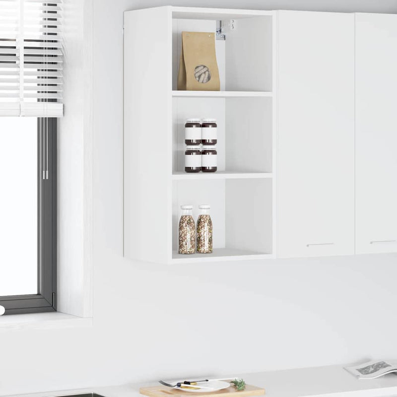 vidaXL Hanging Cabinet White 40 x 29,5 x 80 cm Engineered Wood