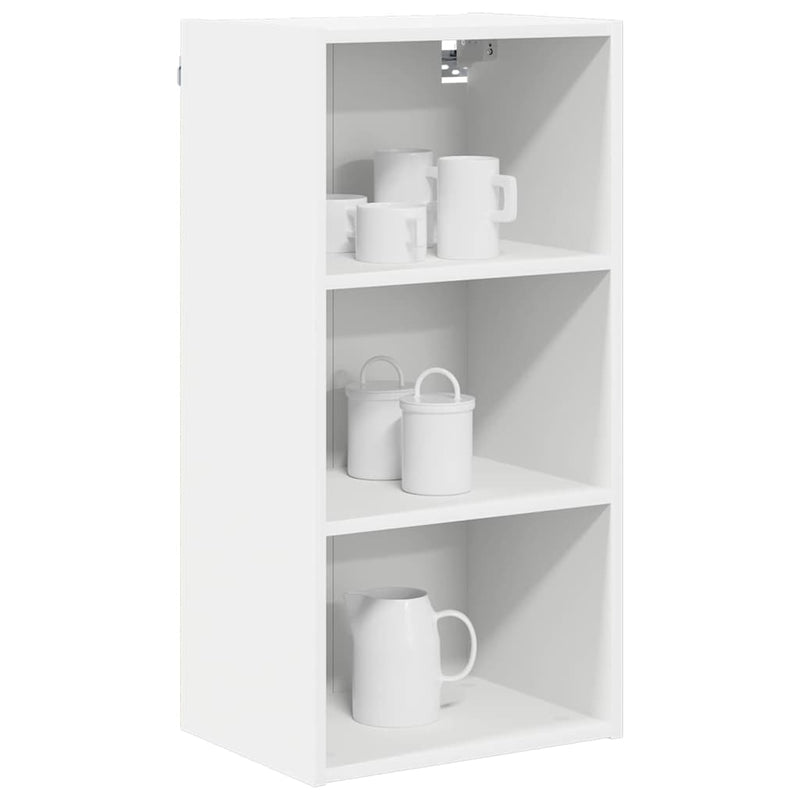 vidaXL Hanging Cabinet White 40 x 29,5 x 80 cm Engineered Wood