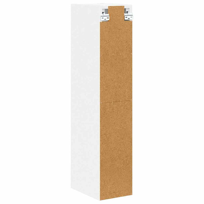 vidaXL Hanging Cabinet White 20 x 29,5 x 100 cm Engineered Wood