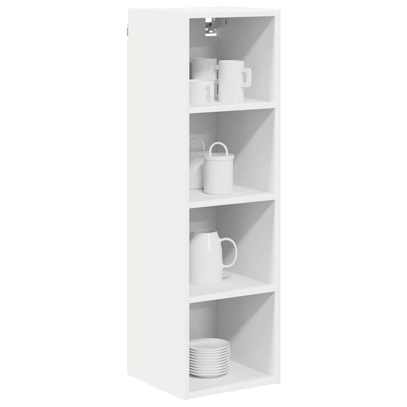 vidaXL Hanging Cabinet White 30 x 29,5 x 100 cm Engineered Wood