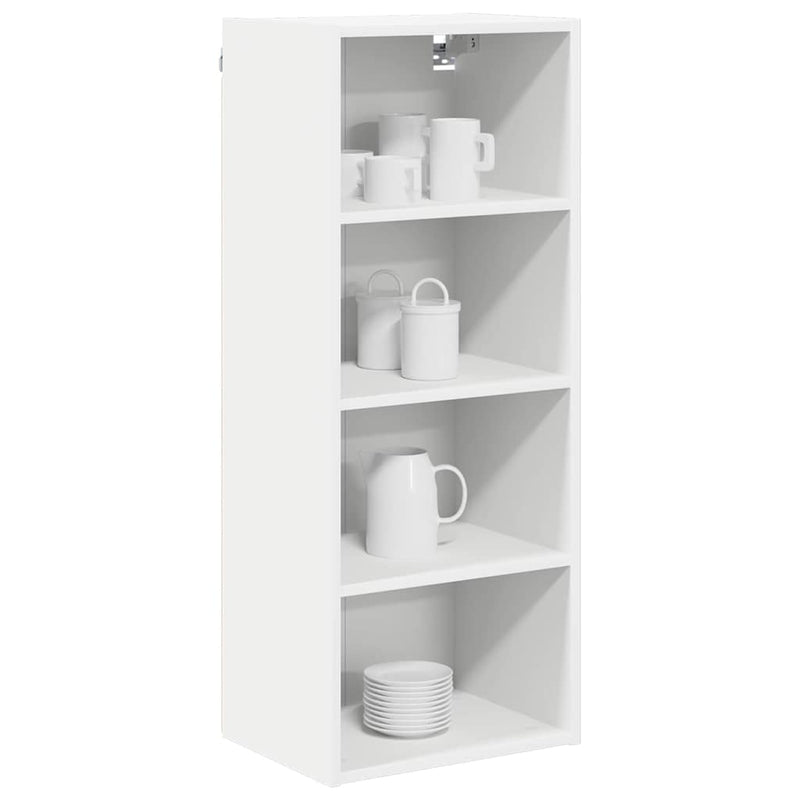 vidaXL Hanging Cabinet White 40 x 29,5 x 100 cm Engineered Wood