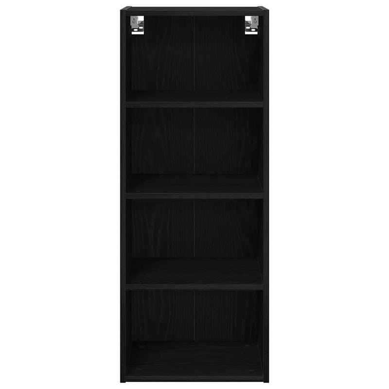 vidaXL Hanging Cabinet Black Oak 40 x 29,5 x 100 cm Engineered Wood