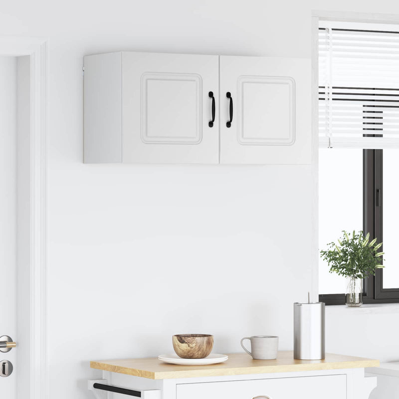 vidaXL Kitchen Cabinet with Storage Kalmar 2 pcs White 40 x 31 x 40 cm