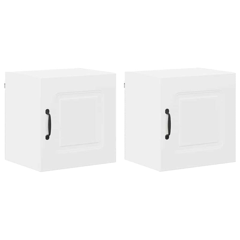 vidaXL Kitchen Cabinet with Storage Kalmar 2 pcs White 40 x 31 x 40 cm