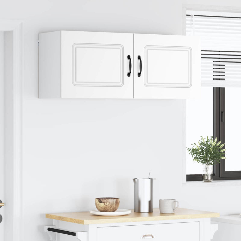 vidaXL Kitchen Cabinet with Storage Kalmar 2 pcs White 50 x 31 x 40 cm