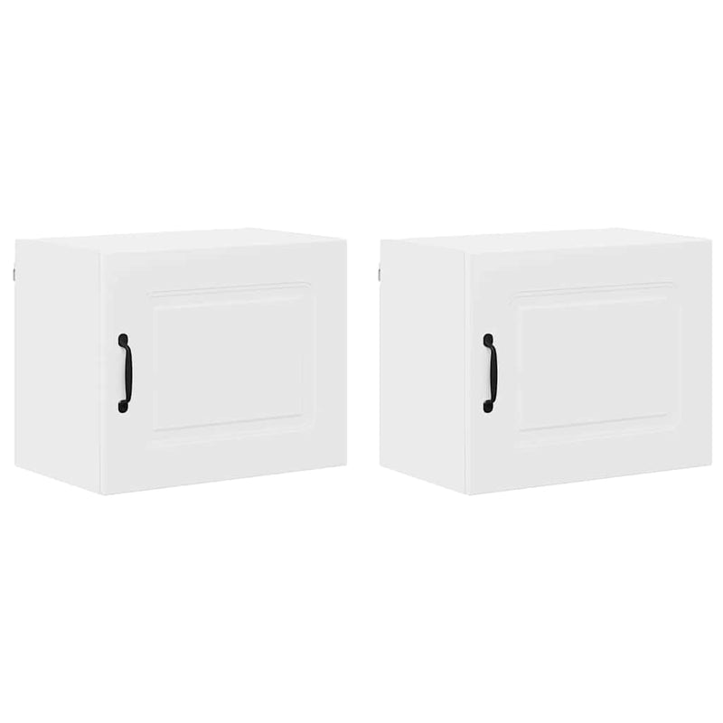 vidaXL Kitchen Cabinet with Storage Kalmar 2 pcs White 50 x 31 x 40 cm