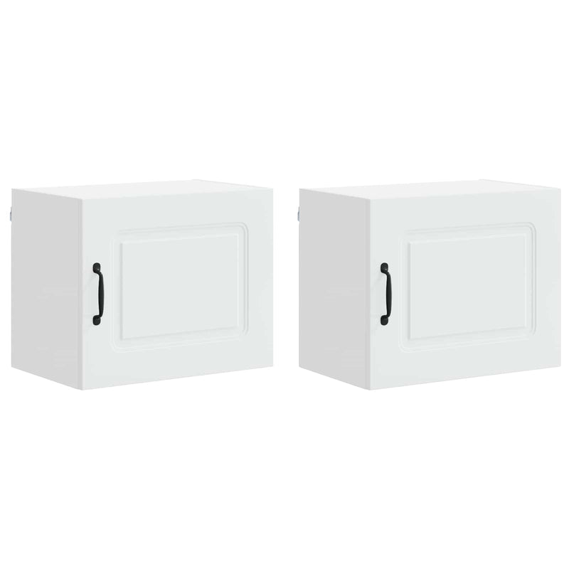 vidaXL Kitchen Cabinet with Storage Kalmar 2 pcs White 50 x 31 x 40 cm