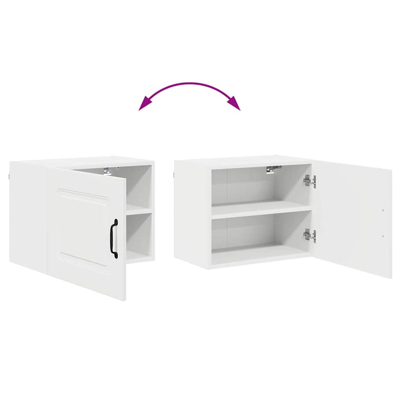 vidaXL Kitchen Cabinet with Storage Kalmar 2 pcs White 50 x 31 x 40 cm