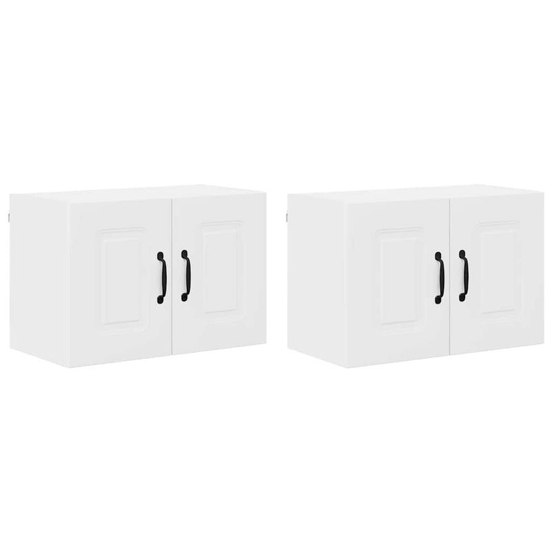 vidaXL Kitchen Cabinet with Storage Kalmar 2 pcs White 60 x 31 x 40 cm