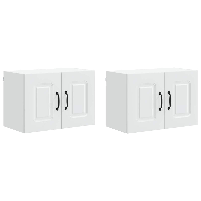 vidaXL Kitchen Cabinet with Storage Kalmar 2 pcs White 60 x 31 x 40 cm