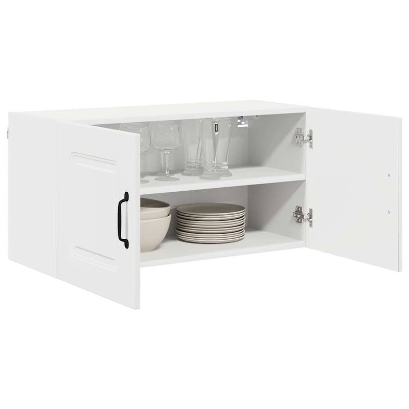 vidaXL Kitchen Cabinet Kalmar White 80 x 31 x 40 cm Engineered Wood