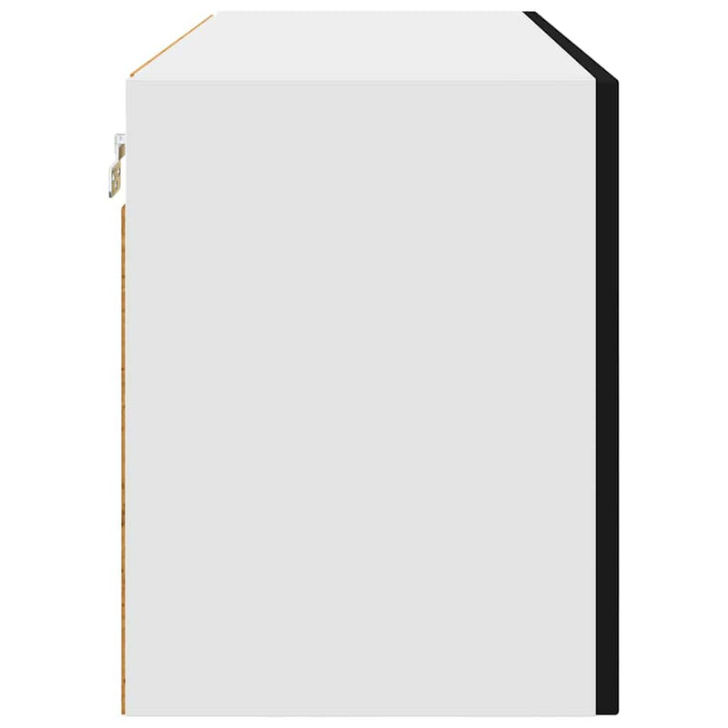 vidaXL Kitchen Cabinet Kalmar Black 80 x 31 x 40 cm Engineered Wood