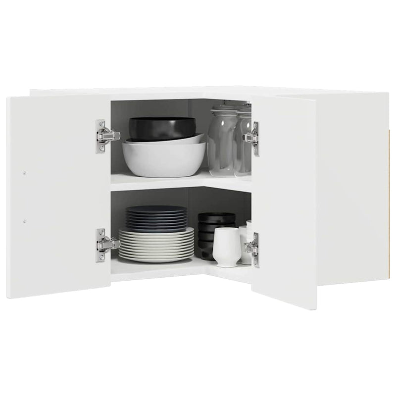 vidaXL Kitchen Cabinet Kalmar White 57 x 57 x 40 cm Engineered Wood