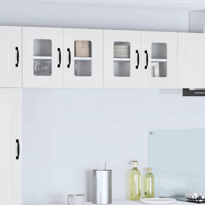 vidaXL Kitchen Cabinet with Storage Kalmar 2 pcs White 60 x 31 x 40 cm