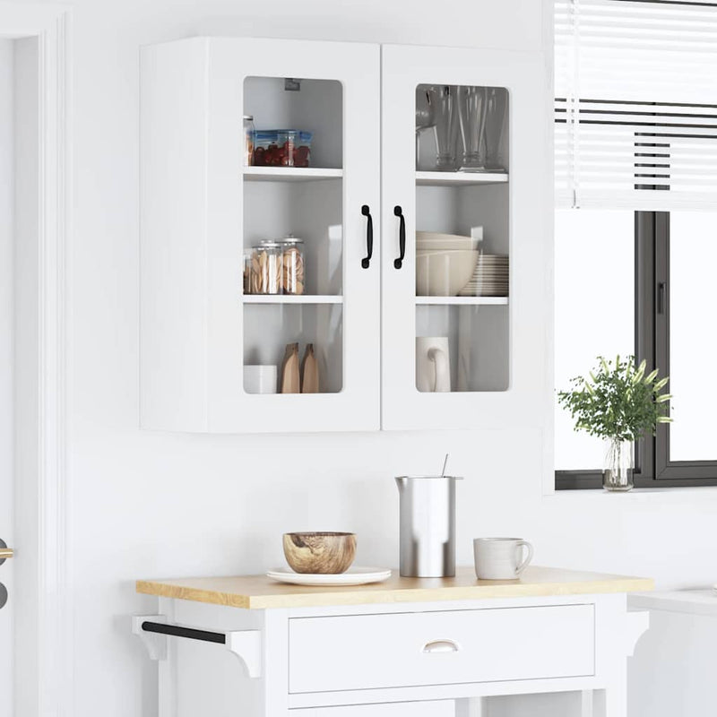 vidaXL Kitchen Cabinet Kalmar White 40 x 31 x 80 cm Engineered Wood