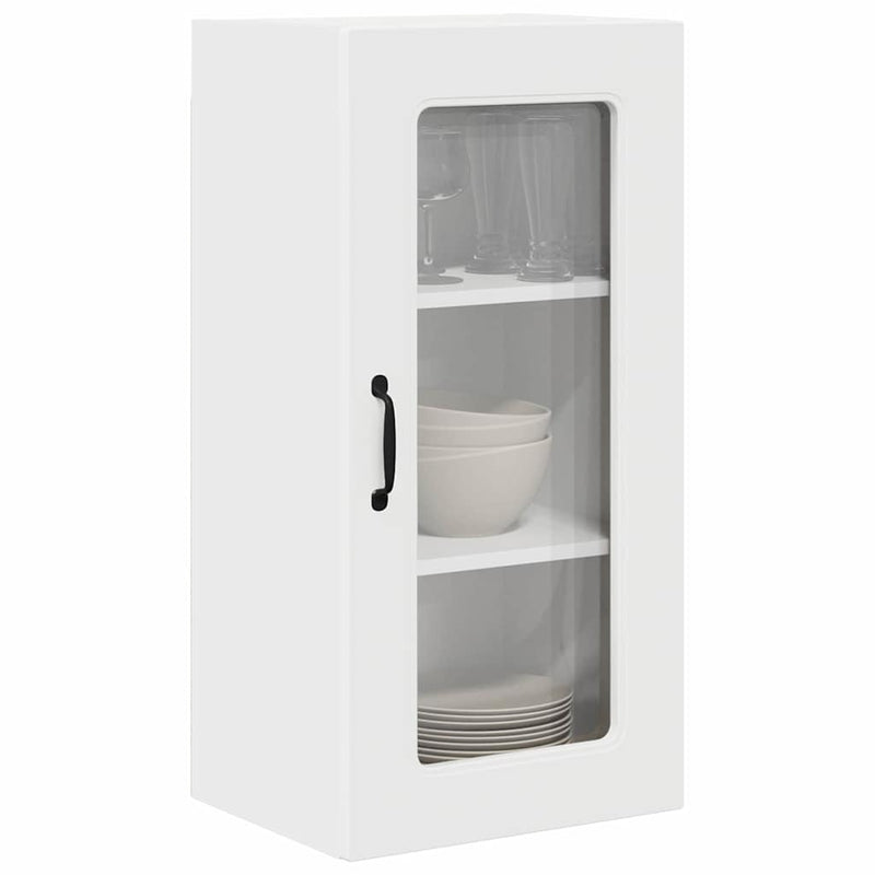 vidaXL Kitchen Cabinet with Storage Kalmar 2 pcs White 40 x 31 x 80 cm
