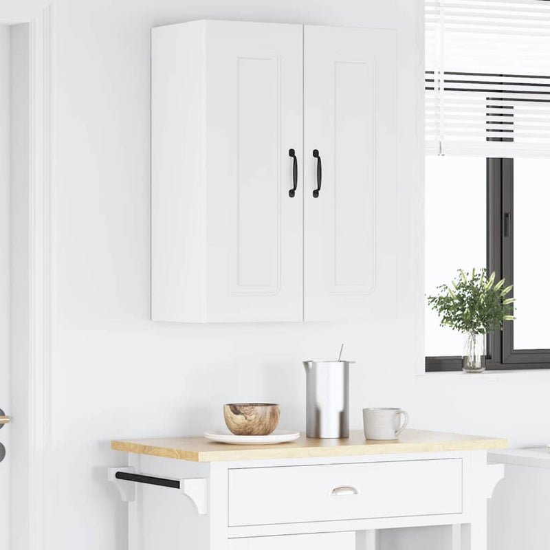 vidaXL Kitchen Cabinet Kalmar White 30 x 31 x 80 cm Engineered Wood