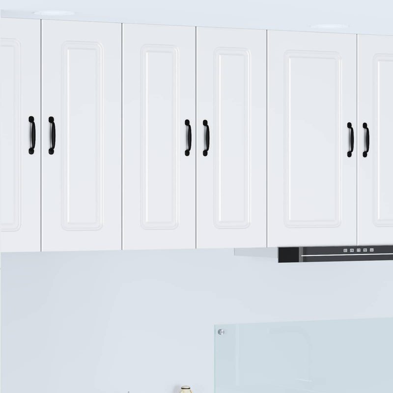 vidaXL Kitchen Cabinet with Storage Kalmar 2 pcs White 30 x 31 x 80 cm