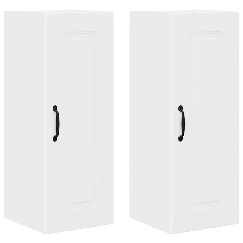 vidaXL Kitchen Cabinet with Storage Kalmar 2 pcs White 30 x 31 x 80 cm