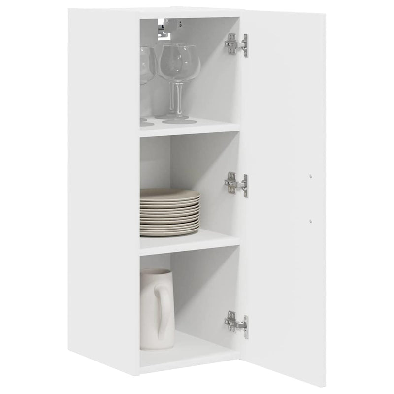 vidaXL Kitchen Cabinet with Storage Kalmar 2 pcs White 30 x 31 x 80 cm