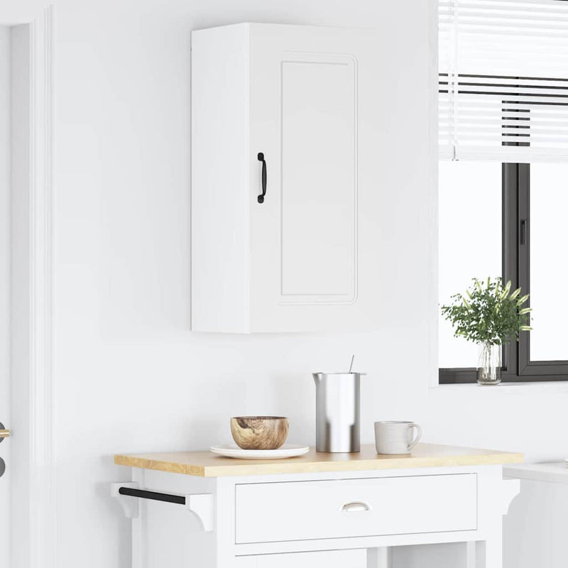 vidaXL Kitchen Cabinet Kalmar White 40 x 31 x 80 cm Engineered Wood