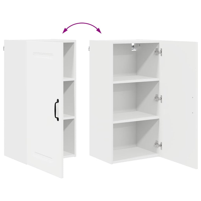 vidaXL Kitchen Cabinet Kalmar White 40 x 31 x 80 cm Engineered Wood