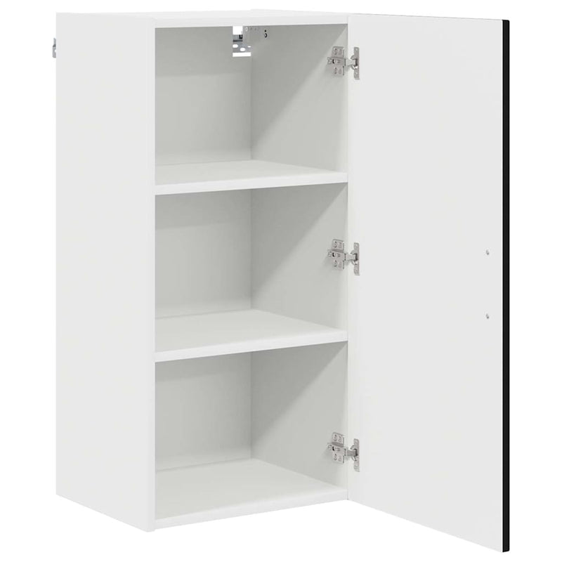vidaXL Kitchen Cabinet Kalmar Black 40 x 31 x 80 cm Engineered Wood