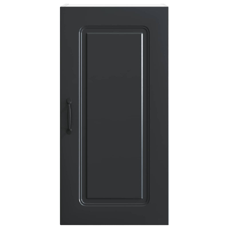 vidaXL Kitchen Cabinet Kalmar Black 40 x 31 x 80 cm Engineered Wood