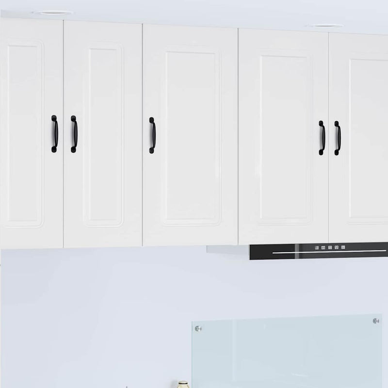 vidaXL Kitchen Cabinet Kalmar High Gloss White 40 x 31 x 80 cm