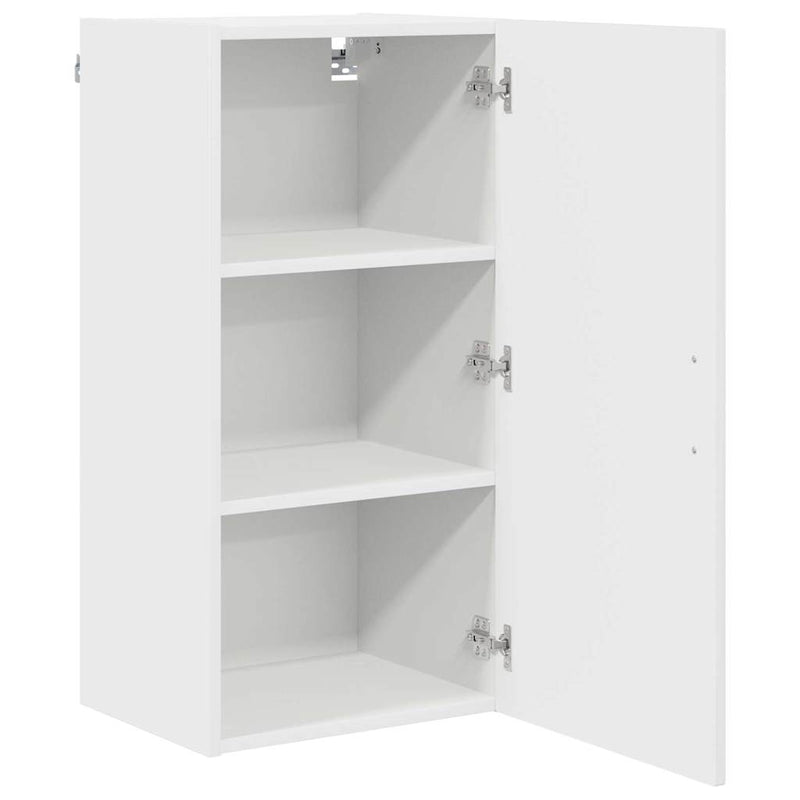 vidaXL Kitchen Cabinet Kalmar High Gloss White 40 x 31 x 80 cm