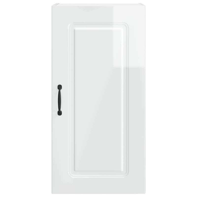 vidaXL Kitchen Cabinet Kalmar High Gloss White 40 x 31 x 80 cm
