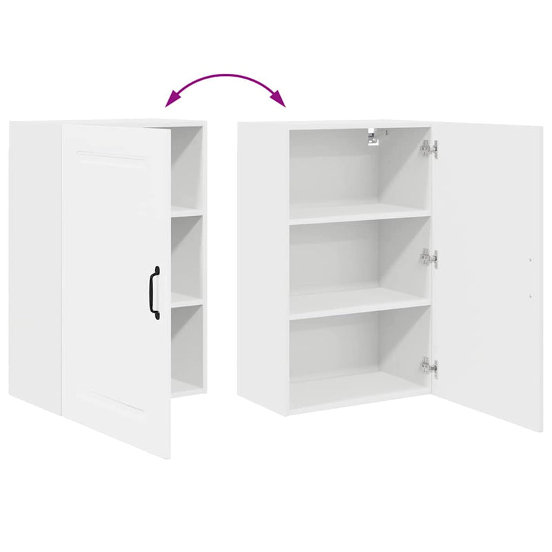 vidaXL Kitchen Cabinet Kalmar White 50 x 31 x 80 cm Engineered Wood