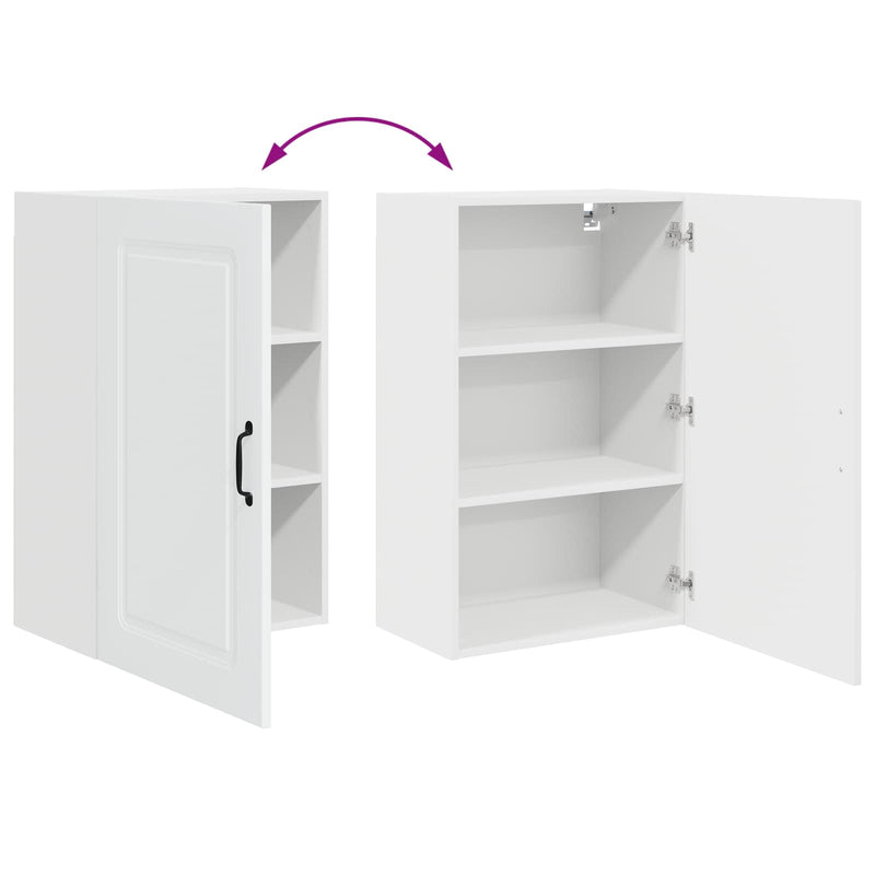 vidaXL Kitchen Cabinet Kalmar White 50 x 31 x 80 cm Engineered Wood