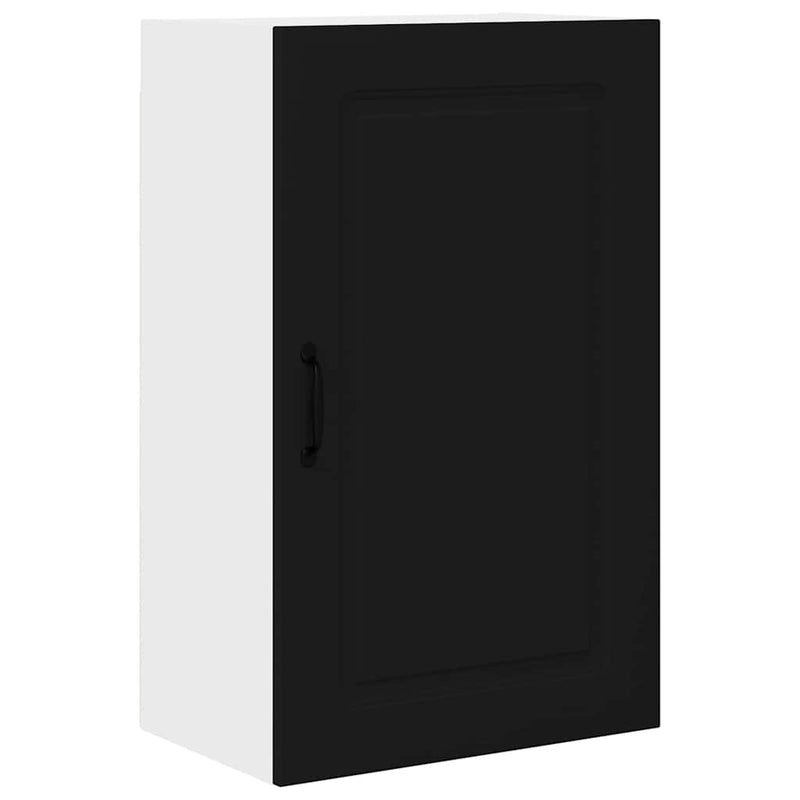 vidaXL Kitchen Cabinet Kalmar Black 50 x 31 x 80 cm Engineered Wood